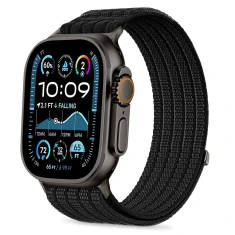 Ремінець Tech-Protect Nylon Sport для Apple Watch Ultra 3/2/1 49 mm | Series 11/10 46 mm | Series 9/8/7/6/5/4/SE 45 mm | 44 mm Black (5906302325443)