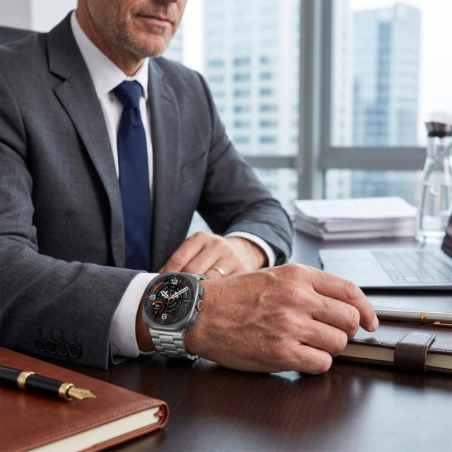 Ремінець Tech-Protect Stainless для Samsung Galaxy Watch Ultra 1/2 47 mm Silver (5906302325573)