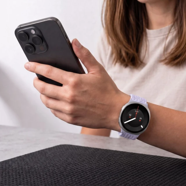 Ремінець Tech-Protect Nylonmag для Samsung Galaxy Watch 8/9/Classic (40/44/46 mm) Lavender (5906302325689)