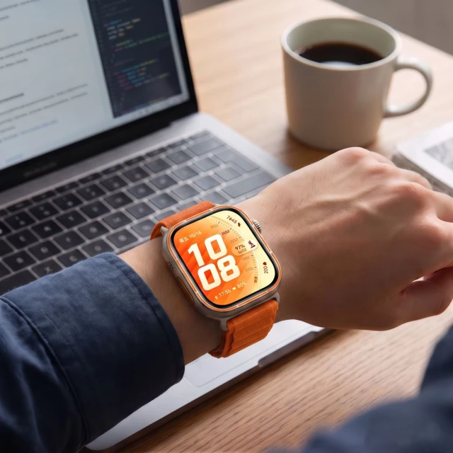 Ремінець Tech-Protect Nylon Pro для Huawei Watch Fit 3/4/4 Pro/5/5 Pro Orange (5906302325771)