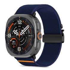 Ремінець Tech-Protect Nylon Clasp для Samsung Galaxy Watch Ultra 1/2 Navy (5906302325818)