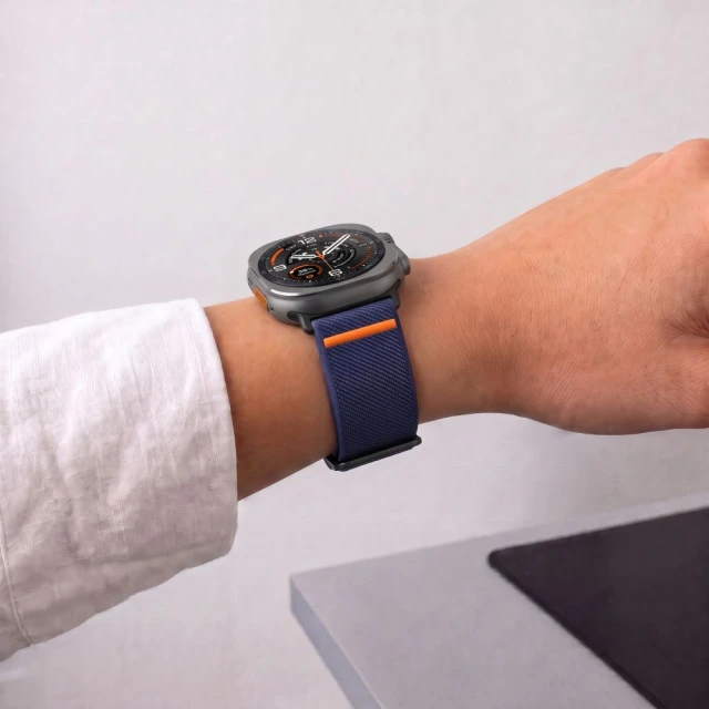 Ремінець Tech-Protect Nylon Clasp для Samsung Galaxy Watch Ultra 1/2 Navy (5906302325818)