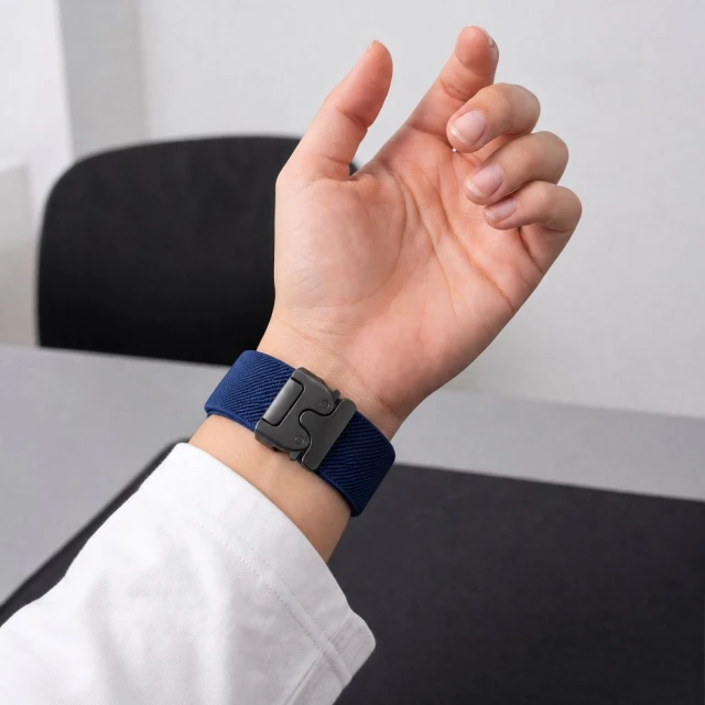 Ремінець Tech-Protect Nylon Clasp для Samsung Galaxy Watch Ultra 1/2 Navy (5906302325818)