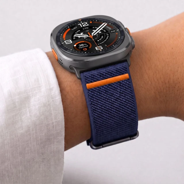 Ремінець Tech-Protect Nylon Clasp для Samsung Galaxy Watch Ultra 1/2 Navy (5906302325818)