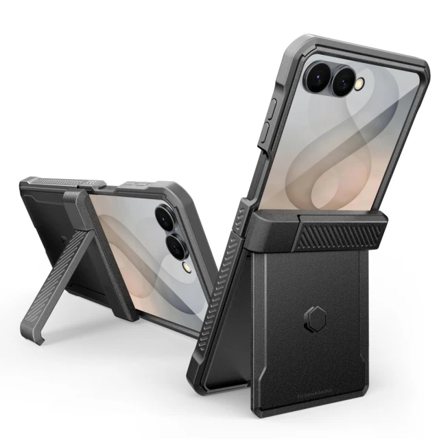 Чохол Tech-Protect Kevlar Pro для Samsung Galaxy Flip 8 Black (5906302325993)