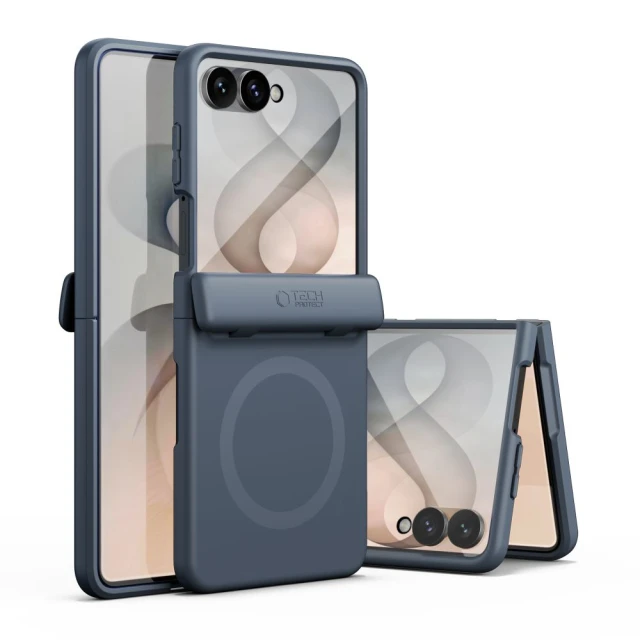 Чохол Tech-Protect Kevlar Aura для Samsung Galaxy Flip 8 Navy (5906302326020)