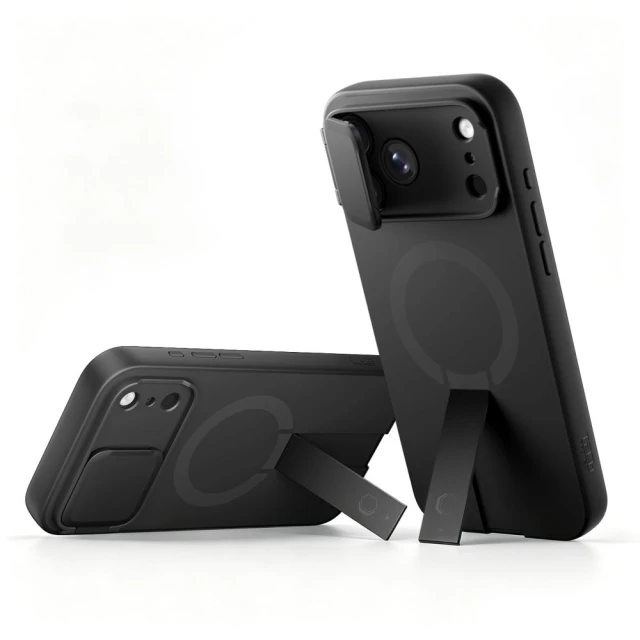 Чохол Tech-Protect Kevlar Aura для iPhone 18 Pro | 17 Pro Black with MagSafe (5906302326051)