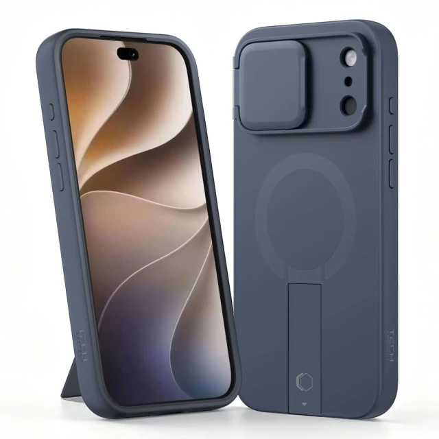 Чохол Tech-Protect Kevlar Aura для iPhone 18 Pro Max | 17 Pro Max Navy with MagSafe (5906302326082)