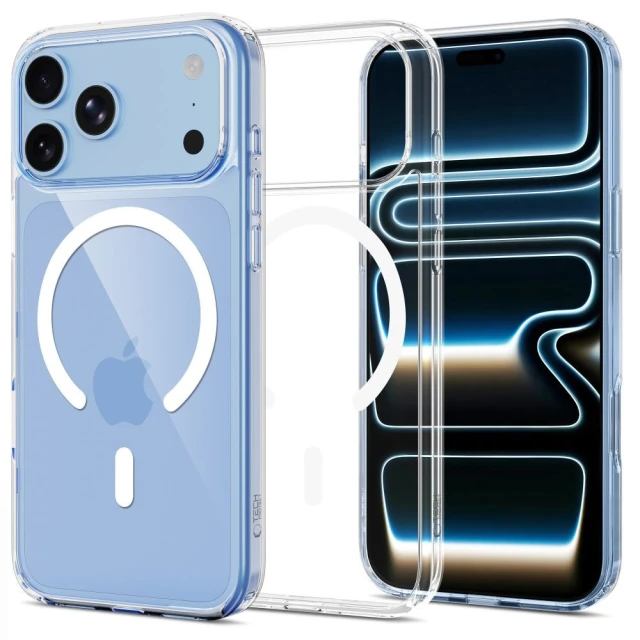 Чохол Tech-Protect Flexair Hybrid + Glass для iPhone 18 Pro Max | 17 Pro Max Clear (2 pack) with MagSafe (5906302326280)