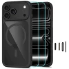 Чохол Tech-Protect MagOne CC + Glass (2 pack) для iPhone 18 Pro | 17 Pro Black Clear (5906302326297)