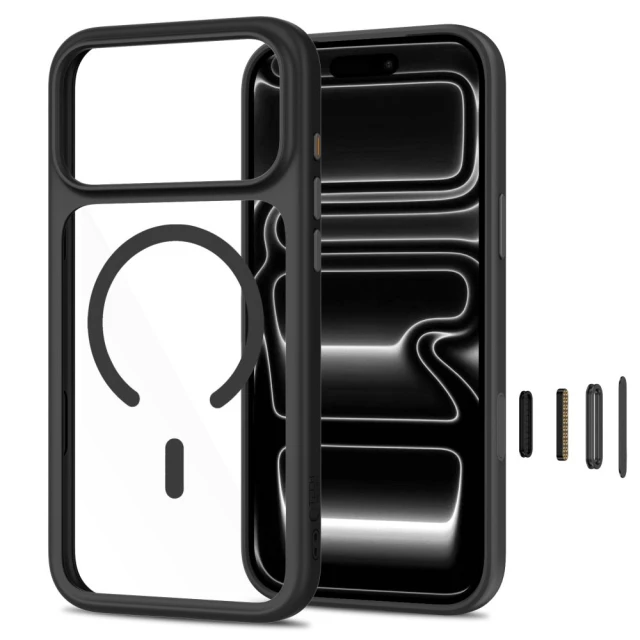 Чохол Tech-Protect MagOne CC + Glass (2 pack) для iPhone 18 Pro Max | 17 Pro Max Black Clear (5906302326303)