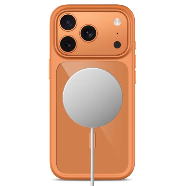 Чохол Tech-Protect MagOne для iPhone 18 Pro Max | 17 Pro Max Orange Clear (2 pack) (5906302326327)