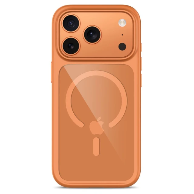 Чохол Tech-Protect MagOne для iPhone 18 Pro Max | 17 Pro Max Orange Clear (2 pack) (5906302326327)