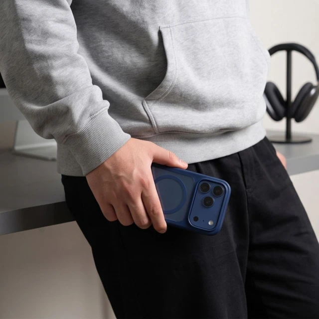 Чехол Tech-Protect MagOne CC + Glass (2 pack) для iPhone 18 Pro Max | 17 Pro Max Deep Blue with MagSafe (5906302326341)