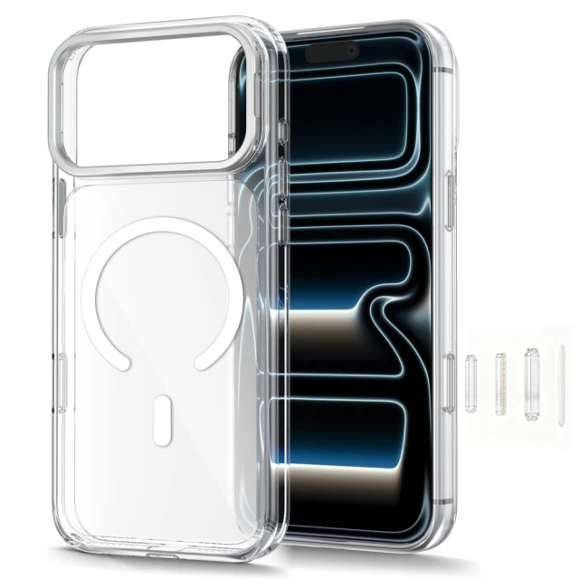 Чохол Tech-Protect MagStand CC для iPhone 18 Pro | 17 Pro Clear (5906302326372)