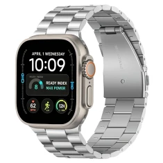 Ремінець Tech-Protect Stainless для Apple Watch Ultra 3/2/1 49 mm | Series 11/10 46 mm | Series 9/8/7/6/5/4/SE 45 mm | 44 mm Silver (5906302326563)