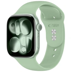 Ремешок Tech-Protect Silicone для Apple Watch Series 11/10 42 mm | Series 9/8/7 41 mm | 6/5/SE 40 mm | 3/2/1 38 mm Pistachio (5906302326648)