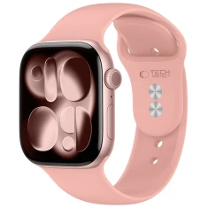 Ремешок Tech-Protect Silicone для Apple Watch Ultra 3/2/1 49 mm | Series 11/10 46 mm | Series 9/8/7/6/5/4/SE 45 mm | 44 mm Dusty Rose (5906302326716)