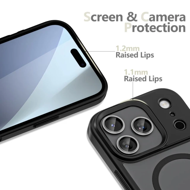 Чохол Tech-Protect MagMat XT 4-Set для iPhone 17 Pro Max Matte Black with MagSafe (5906302330041)