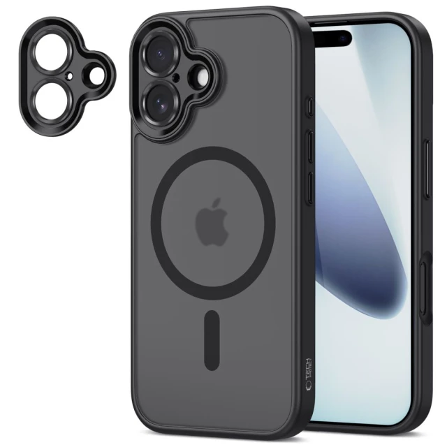Чохол Tech-Protect MagCam для iPhone 17 Matte Black with MagSafe (5906302330058)