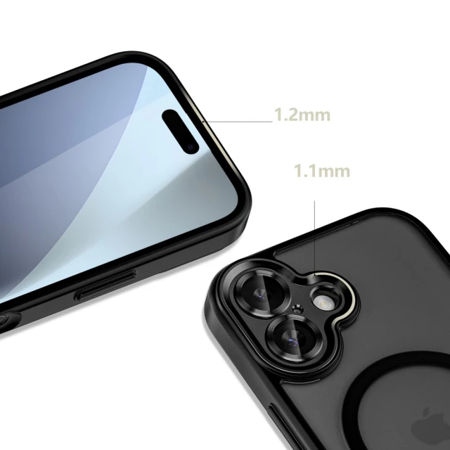 Чохол Tech-Protect MagCam для iPhone 17 Matte Black with MagSafe (5906302330058)