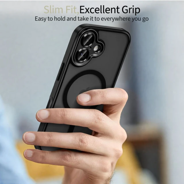 Чохол Tech-Protect MagCam для iPhone 17 Matte Black with MagSafe (5906302330058)