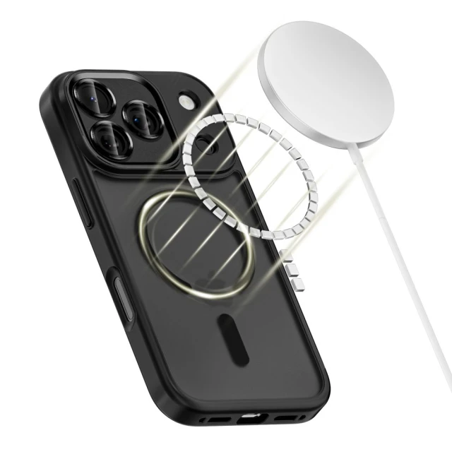 Чохол Tech-Protect MagCam для iPhone 17 Pro Matte Black with MagSafe (5906302330072)