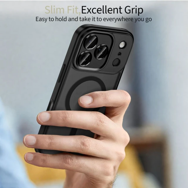 Чохол Tech-Protect MagCam для iPhone 17 Pro Max Matte Black with MagSafe (5906302330089)