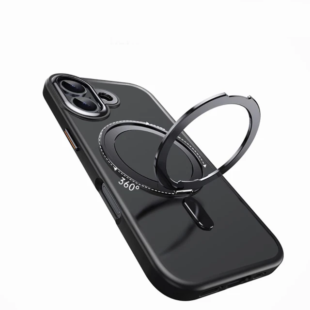 Чохол Tech-Protect MagRing для iPhone 17 Matte Black with MagSafe (5906302330096)