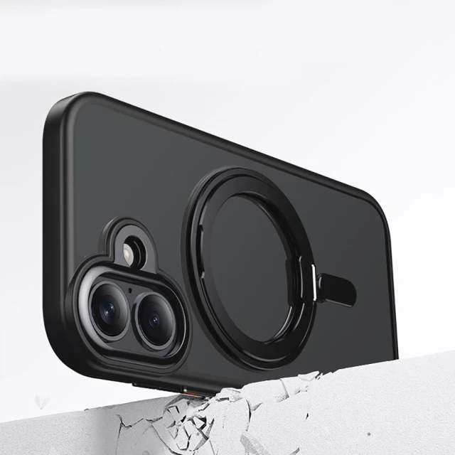 Чохол Tech-Protect MagRing для iPhone 17 Matte Black with MagSafe (5906302330096)