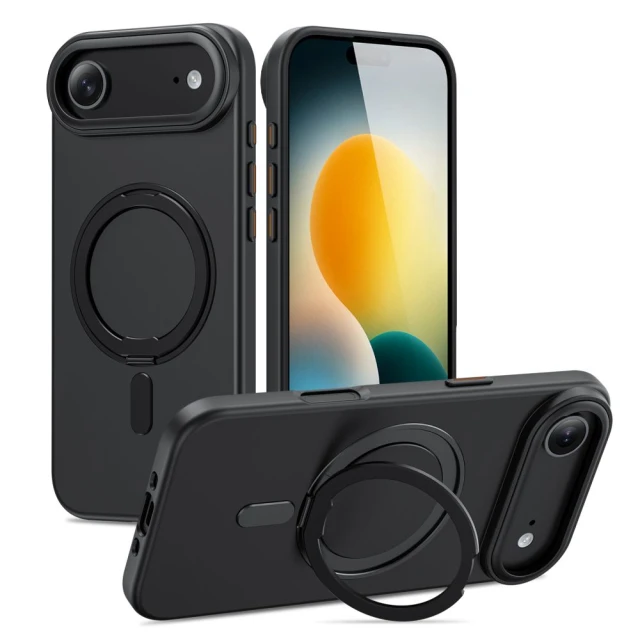 Чохол Tech-Protect MagRing для iPhone 17 Air Black with MagSafe (5906302330102)