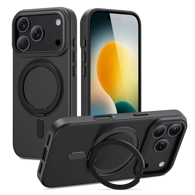 Чохол Tech-Protect MagRing для iPhone 17 Pro Max Matte Black with MagSafe (5906302330126)