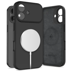 Чохол Tech-Protect Silicone для iPhone 17 Black with MagSafe (5906302330133)