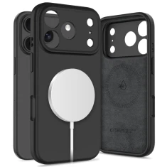 Чохол Tech-Protect Silicone для iPhone 17 Pro Black with MagSafe (5906302330157)