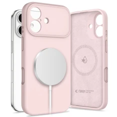 Чохол Tech-Protect Silicone для iPhone 17 Pink Pearl with MagSafe (5906302330218)