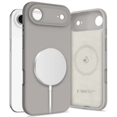 Чохол Tech-Protect Silicone для iPhone 17 Air Stone Grey with MagSafe (5906302330263)
