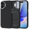 Чехол Tech-Protect Ion Carbon для iPhone 17 Black Silver with MagSafe (5906302330331)