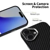 Чехол Tech-Protect Ion Carbon для iPhone 17 Black Silver with MagSafe (5906302330331)