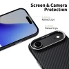 Чохол Tech-Protect Ion Carbon для iPhone 17 Air Black Silver with MagSafe (5906302330348)