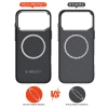 Чохол Tech-Protect Ion Carbon для iPhone 17 Pro Black Silver with MagSafe (5906302330355)