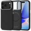 Чохол Tech-Protect Ion Carbon для iPhone 17 Pro Max Black Silver with MagSafe (5906302330362)