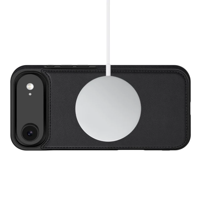 Чохол-книжка Tech-Protect Wallet для iPhone 17 Air Matte Black with MagSafe (5906302330386)