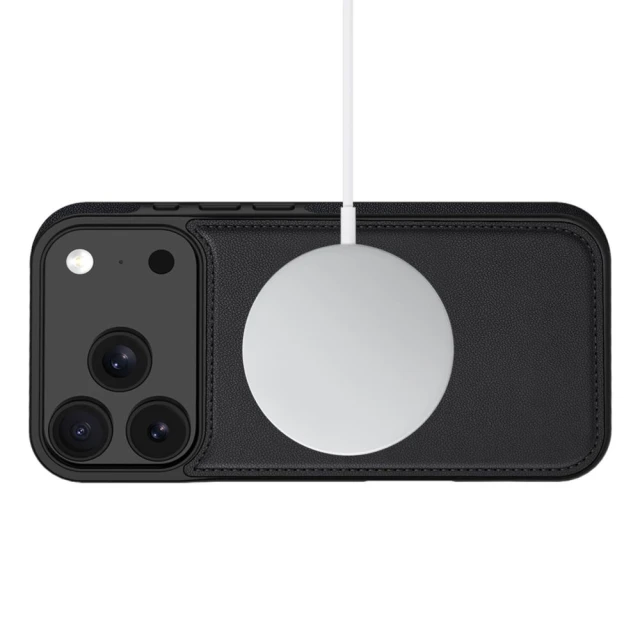 Чехол-книжка Tech-Protect Wallet для iPhone 17 Pro Max Matte Black with MagSafe (5906302330409)