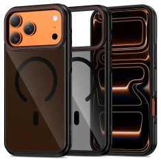Чохол Tech-Protect MagHybrid для iPhone 17 Pro Max Black Red with MagSafe (5906302330447)