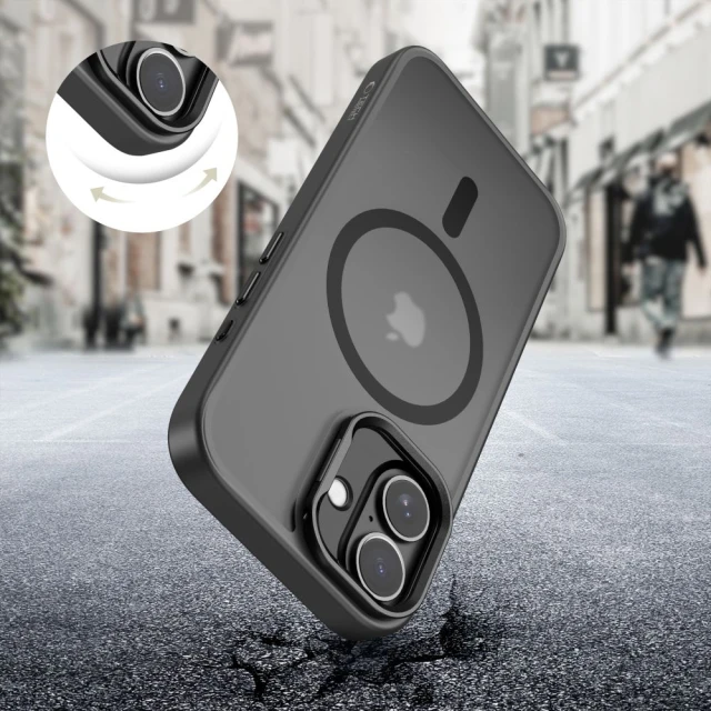 Чохол Tech-Protect MagStand для iPhone 17 Matte Black with MagSafe (5906302330492)