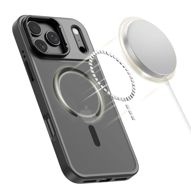 Чохол Tech-Protect MagStand для iPhone 17 Pro Max Matte Black with MagSafe (5906302330522)