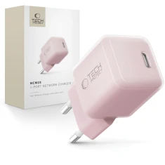 Мережевий зарядний пристрій Tech-Protect NCM25 QC/PD 25W USB-C Baby Pink (5906302330577)
