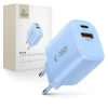 Мережевий зарядний пристрій Tech-Protect NCA30 QC/PD 30W USB-C | USB-A Baby Blue (5906302330676)