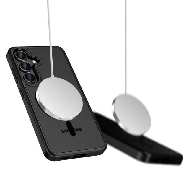 Чохол Tech-Protect MagMat для Nothing Phone 3 Black Clear with MagSafe (5906302330775)