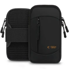 Чохол Tech-Protect на руку M6 Universal Sport Armband Black Orange (5906302330799)